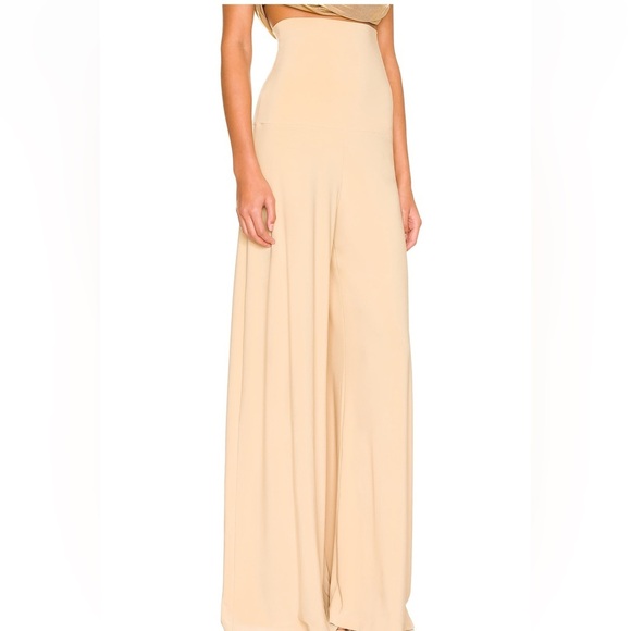 NORMA KAMALI high waist Elephant Pant Blonde size XS NWT - Picture 3 of 6